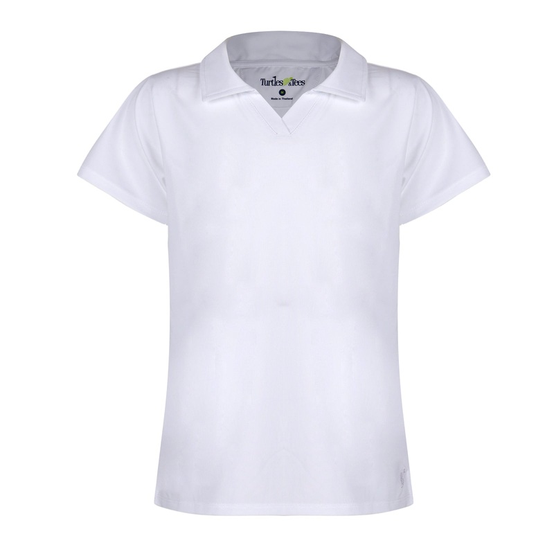 Cap Sleeve Polo|White|Twilight Blue|Autumn Rose|XS|S|M|L