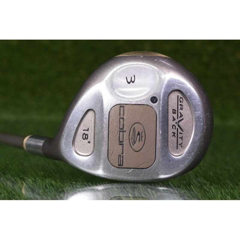 COBRA GRAVITY BACK 18 3 WOOD W/ COBRA AIRWEIGHT LADIES FLEX FLEX SHAFT