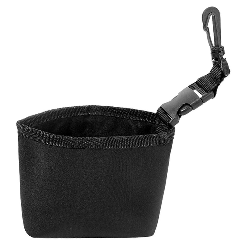 Golf Ball Cleaner Pouch Waterproof Golf Ball Washer Pocket Golf Ball Washer Pocket Pouch Golf Ball Cleaner Bag with Clip