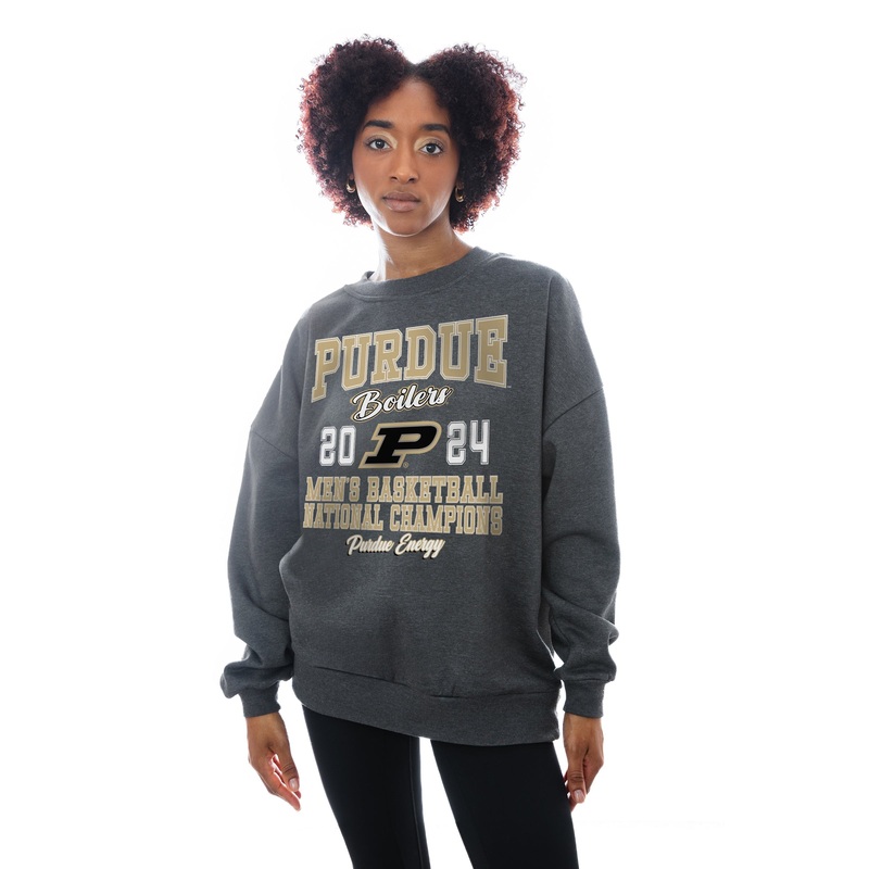 PURDUE BOILERMAKERS Countdown Crewneck Pullover