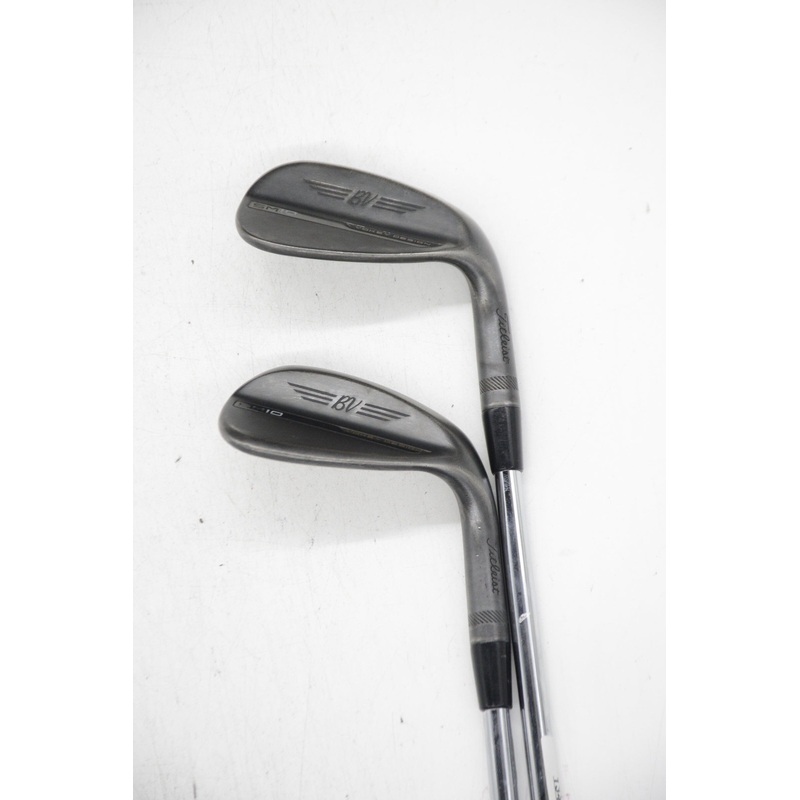Titleist Vokey SM10 Jet Black 52 & 56 Degree Wedge Set S Flex