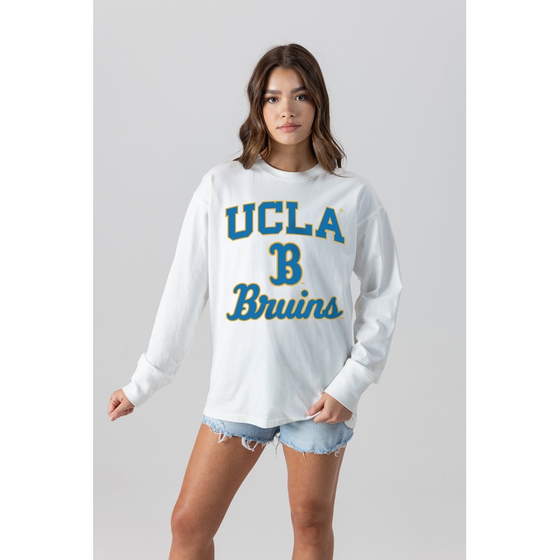 UCLA BRUINS Mind Games Oversized Long-Sleeve Tee