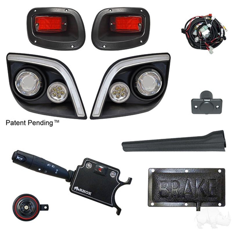 BYO LED Light Kit w/ RGBW LED Running Light, E-Z-Go Express (Deluxe, Pedal Mount) PN# LGT-402LT3B1