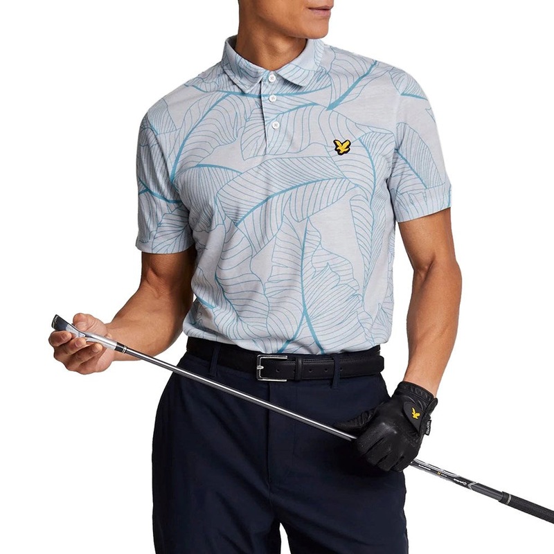 Lyle & Scott Floral Polo Golf Shirt – Pebbel