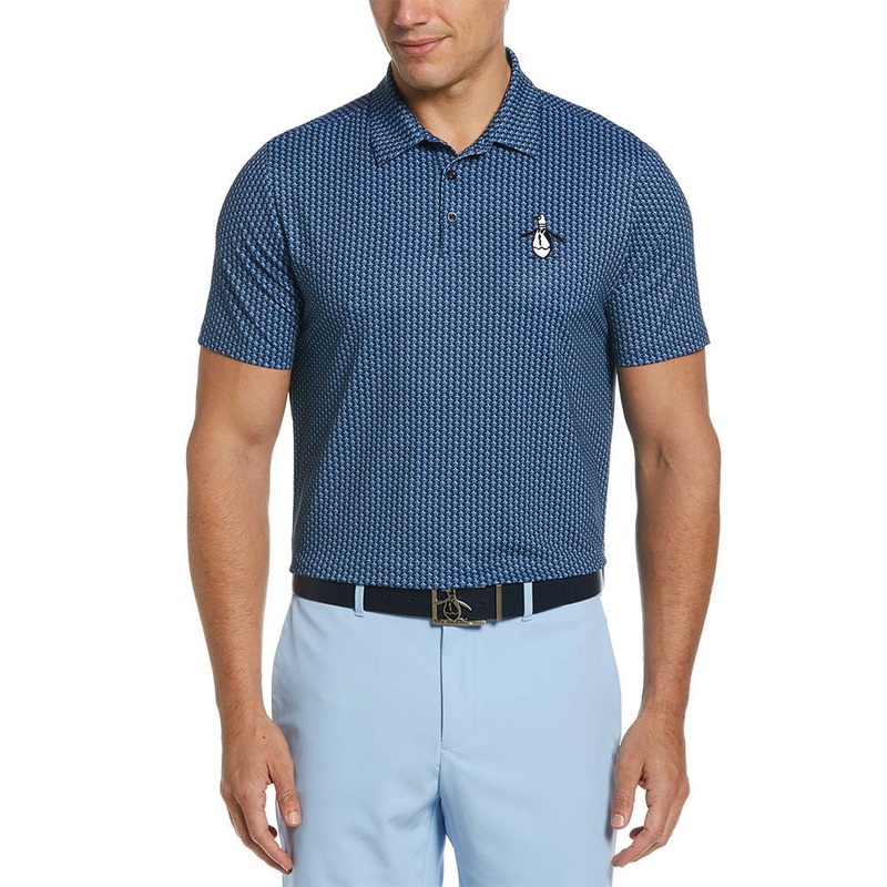 Original Penguin Mega Pete All-Over Pete Print Golf Polo