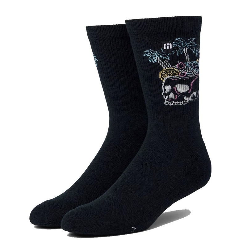 Travis Mathew Sailors Delight Crew Socks – Black
