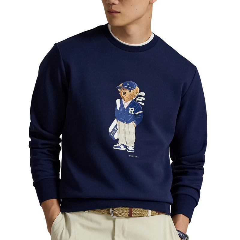 RLX Ralph Lauren Polo Bear Performance Pullover – Refined Navy