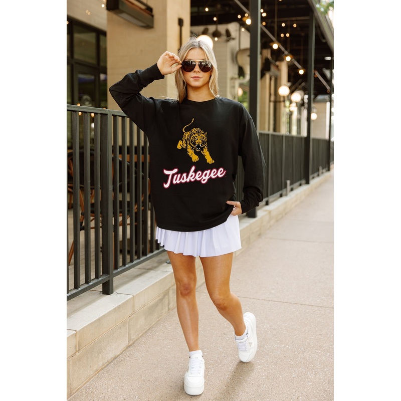 TUSKEGEE GOLDEN TIGERS HONOR ROLL ESSENTIAL RELAXED FIT LONG SLEEVE TEE
