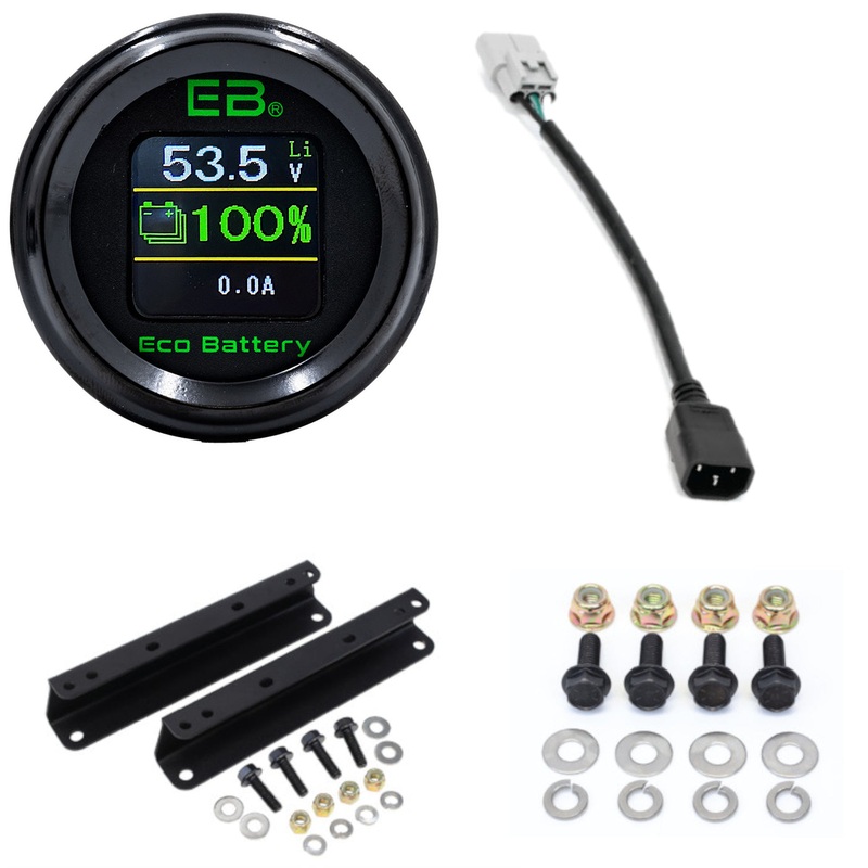 Club Car Carryall (15-Up) Installation Kit for Eco 51v 105ah LifePo4 Skinny Lithium Battery PN# I-3101
