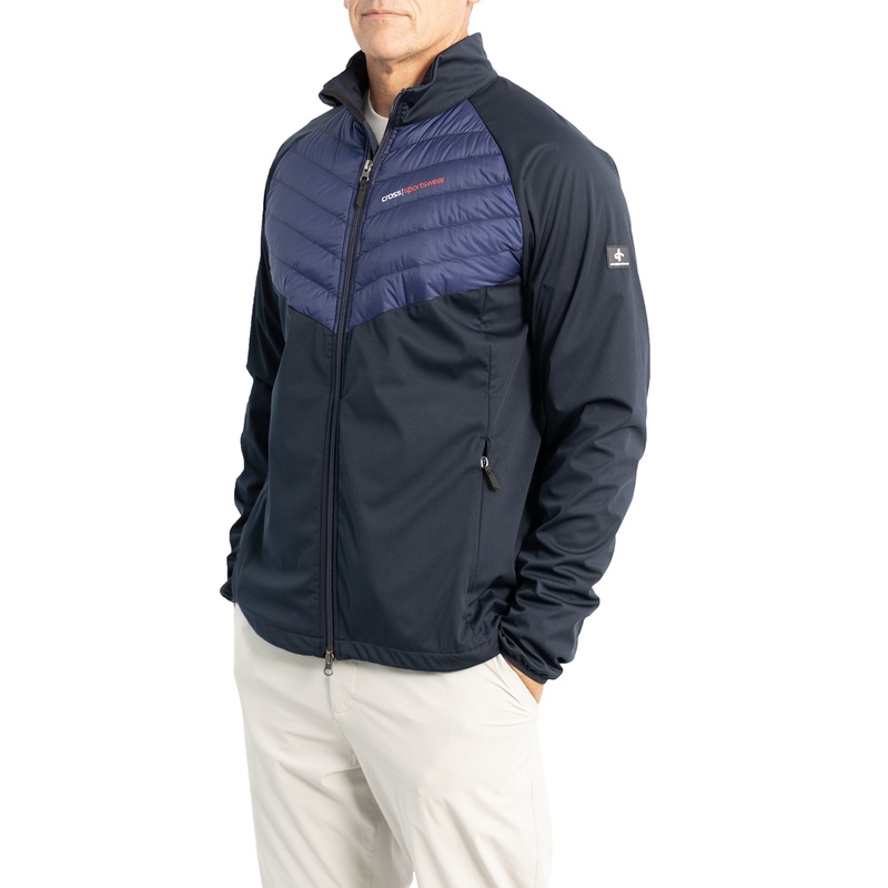 Cross Stance Golf Jacket – Twilight Navy