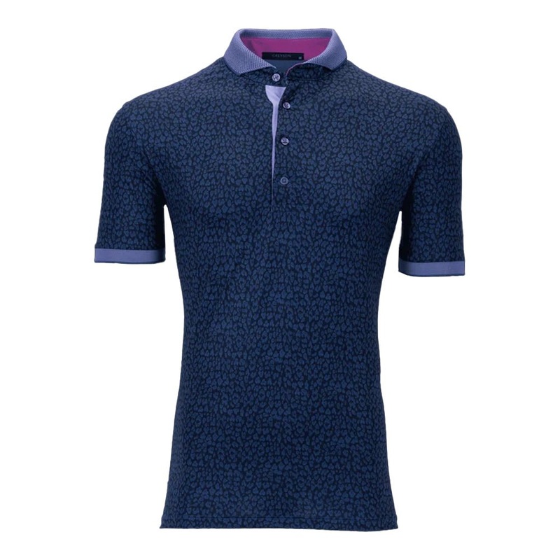 Greyson Camo Jag Golf  Polo|Maltese Blue|Small|Medium|Large|X-Large|XX-Large
