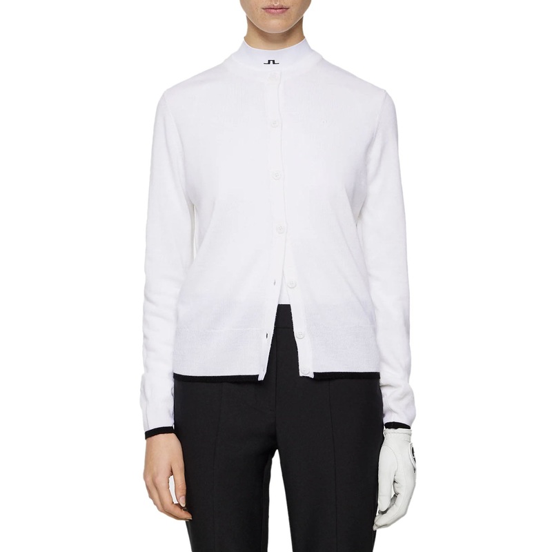 J.Lindeberg Women’s Joanna Knitted Cardigan – White