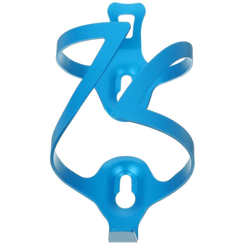 Blue Aluminum Alloy Bike Water Bottle Holder for Bicycle Use Firm and Stable Design Safe Practical 2 Sets