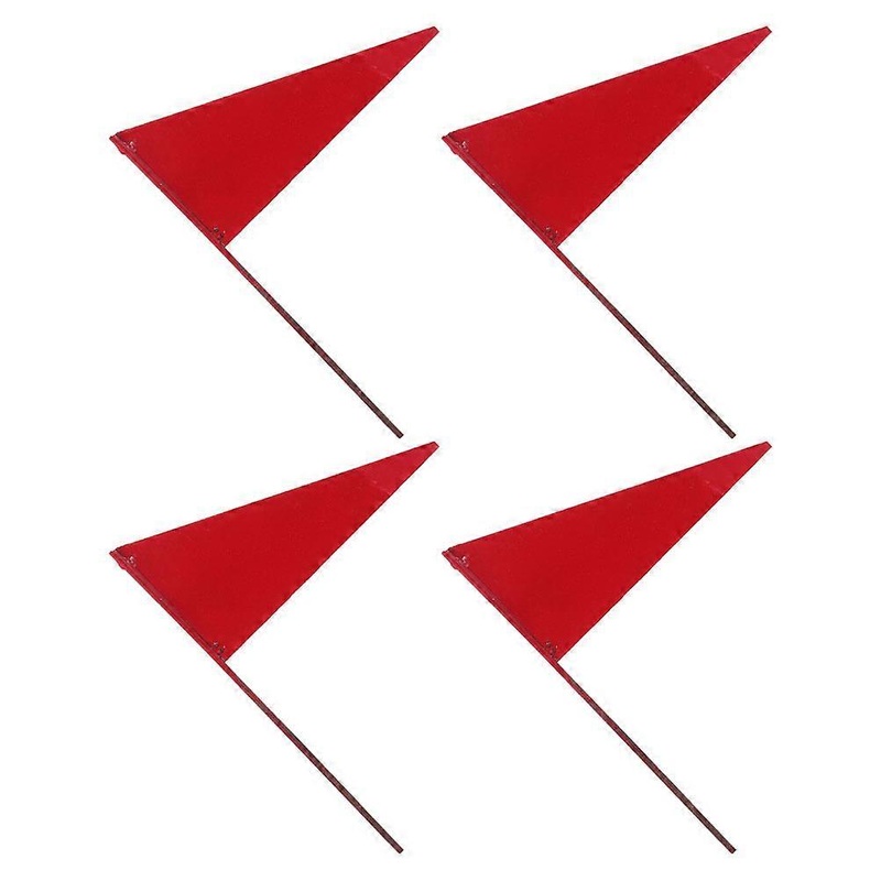 Durable Iron Garden Marker Flags For Outdoor Garden And Lawn Irrigation 20.60X15.70X0.40CM Triangular Design For Easy Identification