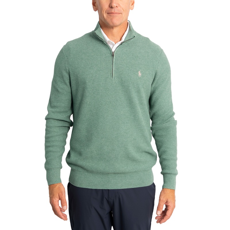 Polo Performance Ralph Lauren COOLMAX 1/4 Zip – Jersey Green