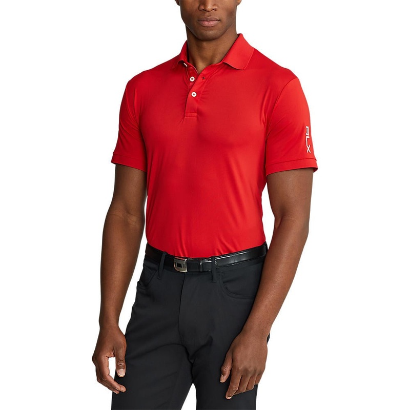 RLX Ralph Lauren Solid Airflow Performance Polo – RL Red
