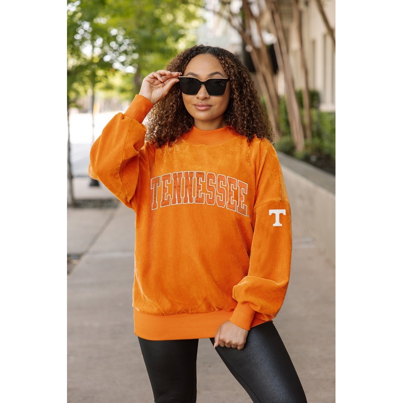 TENNESSEE VOLUNTEERS MAKE A MOVE MOCK NECK CHENILLE PULLOVER