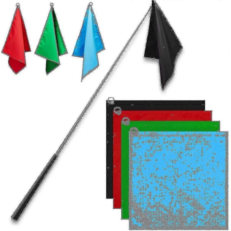 Equestrian Training Flags Set of 4 – Nylon Training Equipment Without Flagpole
