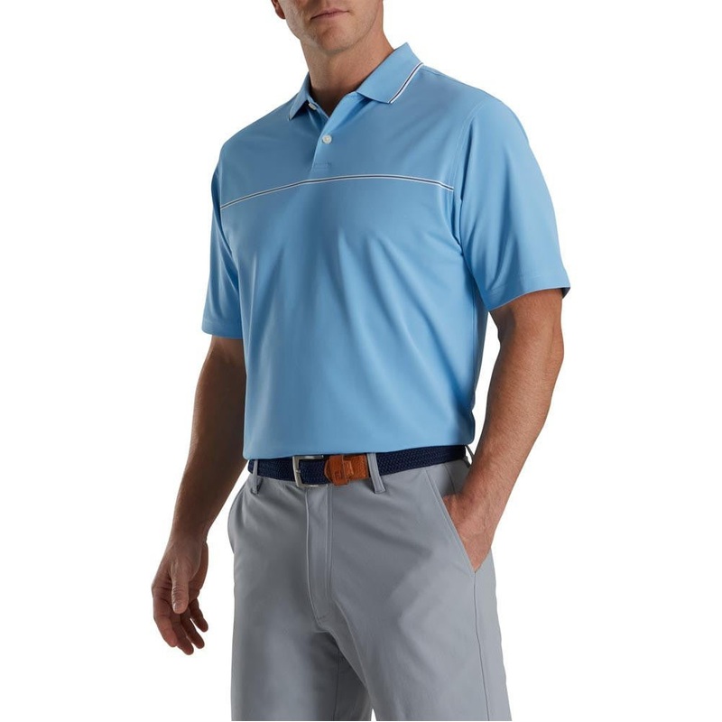 FootJoy Small Details Stretch Pique Knit Collar Polo