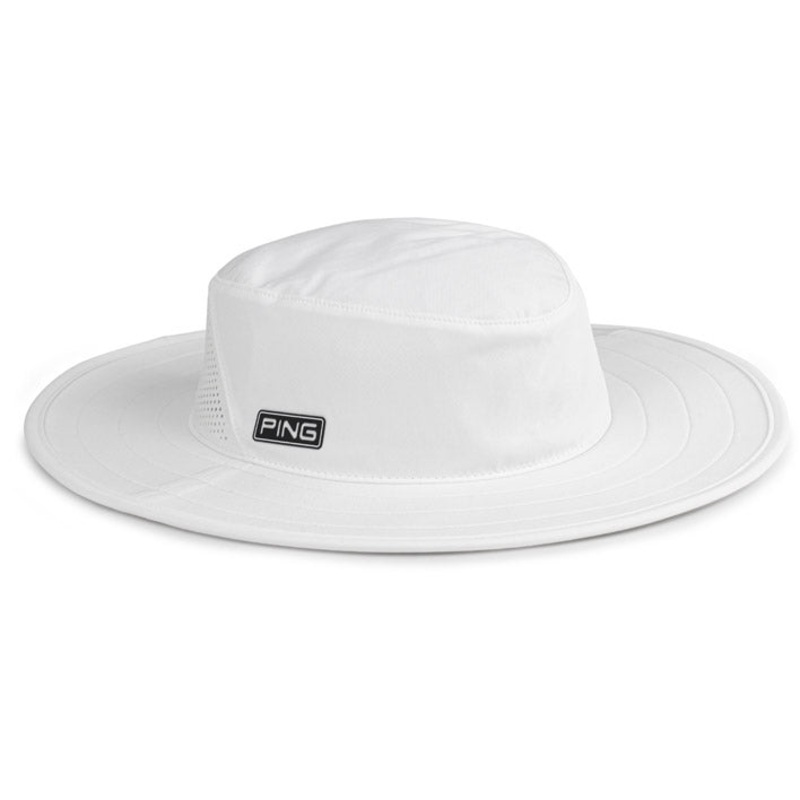 Ping Men’s Boonie Golf Hat|White|Grey