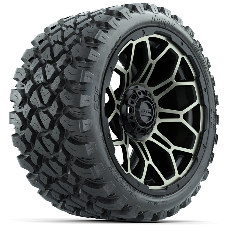 Set of (4) 15 GTW Bravo Bronze Wheels with 23×10-R15 Nomad All-Terrain Tires PN# A19-745