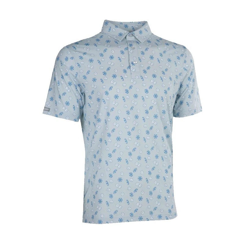 Straight Down Let It Ride Golf Polo