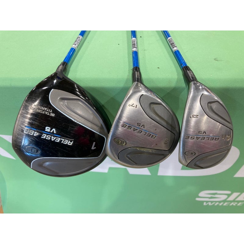 Used USKG Release V5 Right Handed Driver, 3 Wood, 4 Hybrid Combo Set | Junior Flex