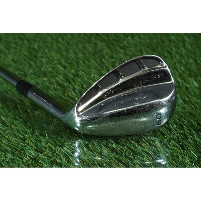 AFFINITY POWER SOLE REVO LOB WEDGE STAINLESS STEEL SHAFT 60 RH ~ L@@K!!