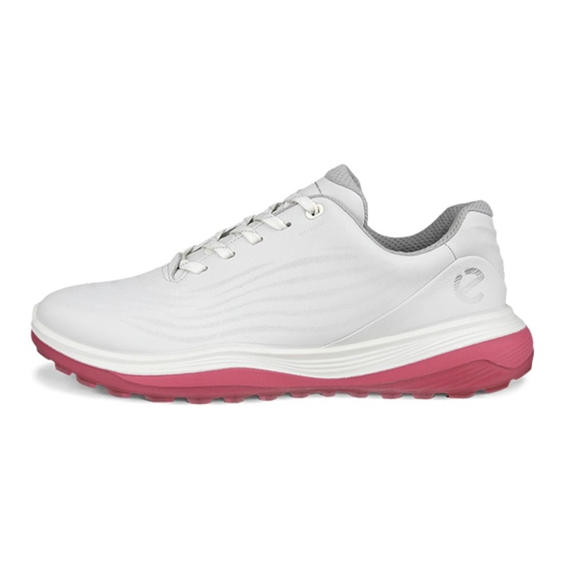 Ecco Women’s LT1 Golf Shoes|White Bubblegum|White|Medium