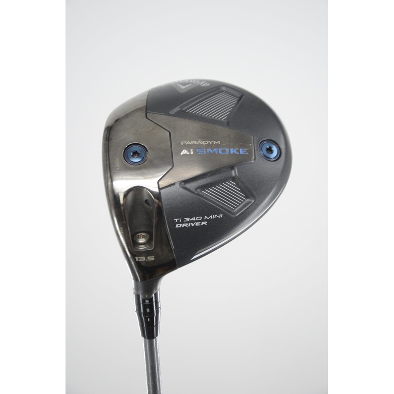 Lefty Callaway Paradym Ai Smoke Ti 340 Mini 13.5 Degree Driver S Flex 43.75