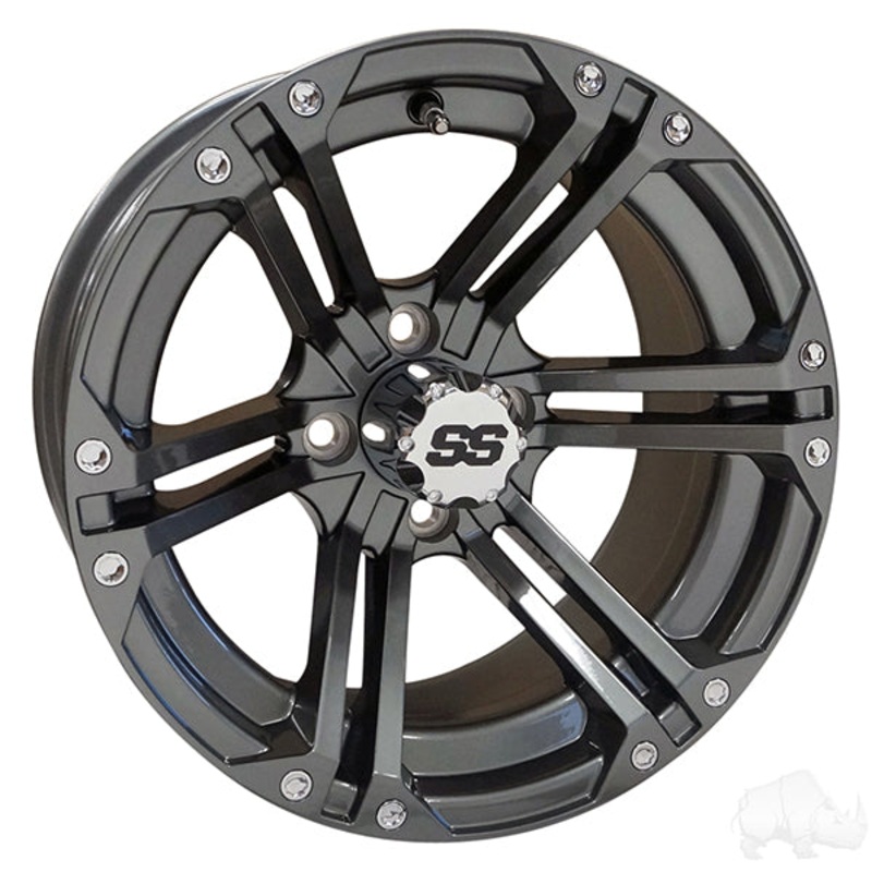 RHOX RX355, Gun Metal Gray, 14×7 ET-25