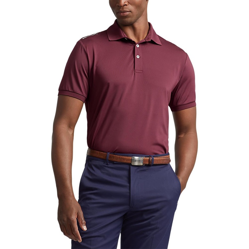 RLX Ralph Lauren Solid Airflow Performance Polo Golf Shirt – Harvard Wine