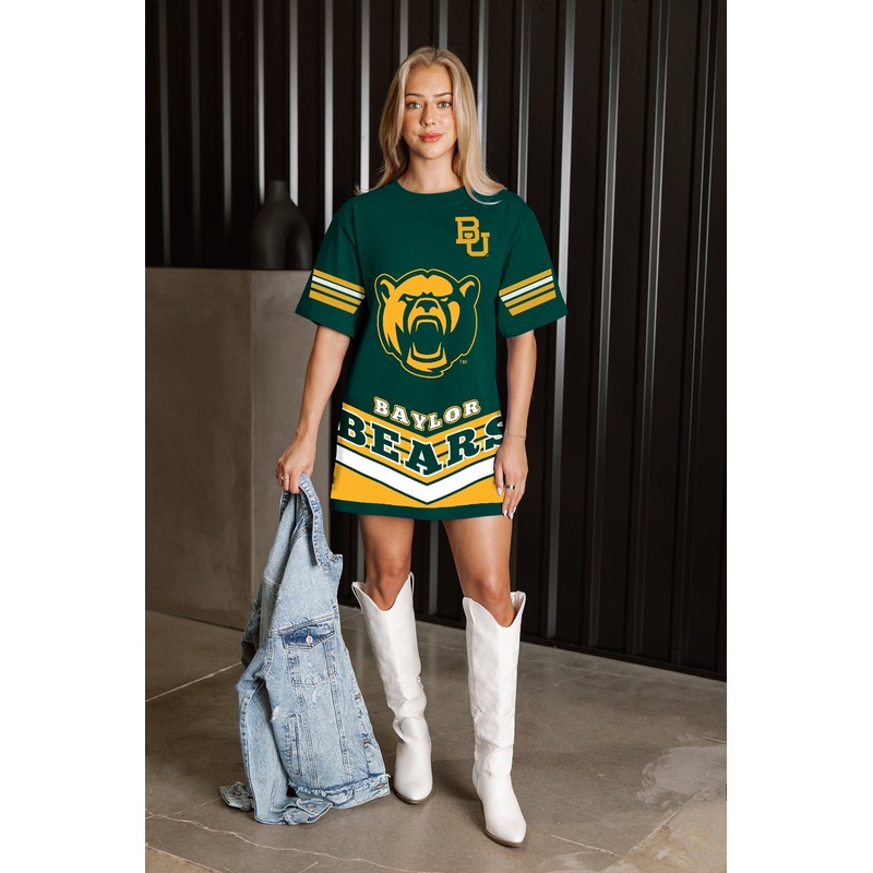 BAYLOR BEARS PERFECT SCORE RETRO T-SHIRT DRESS