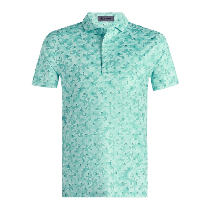 G/Fore Mapped Icon Camo Golf Polo