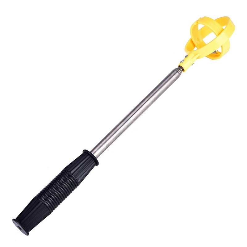 Golfpicker Telescopic Antenna Ball Pickup Tool – Practical Yellow Golf Retrieval Scoop for Golf Enthusiasts