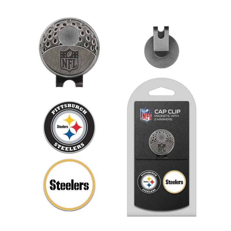 Team Golf NFL Hat Clip with Ball Marker – Pittsburgh Steelers