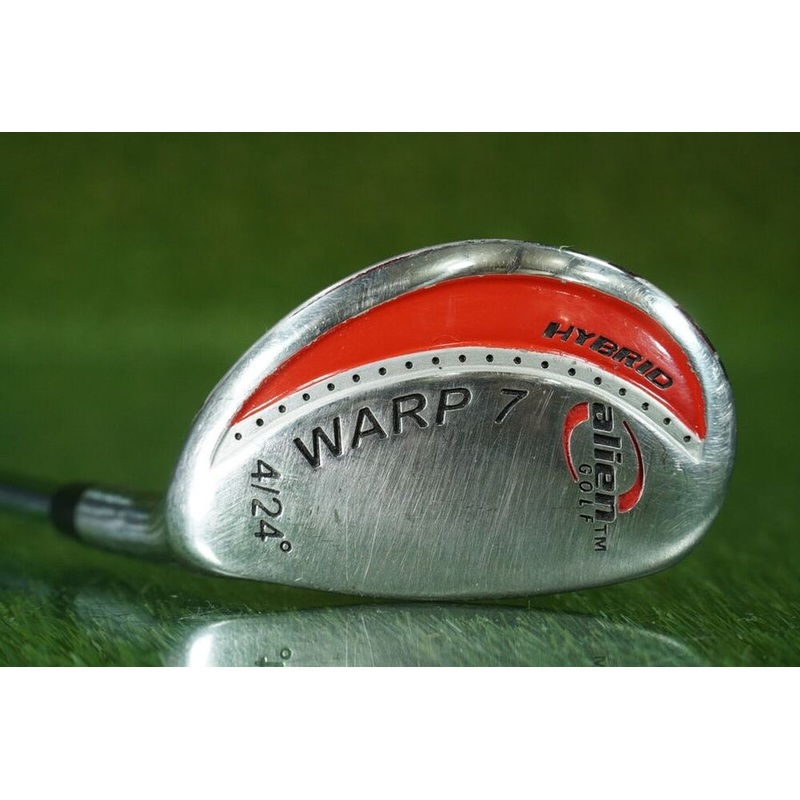 ALIEN GOLF WARP 7 4 HYBRID PEMCO 24 RH ORIGINAL SHAFT & GRIP ~ L@@K!!