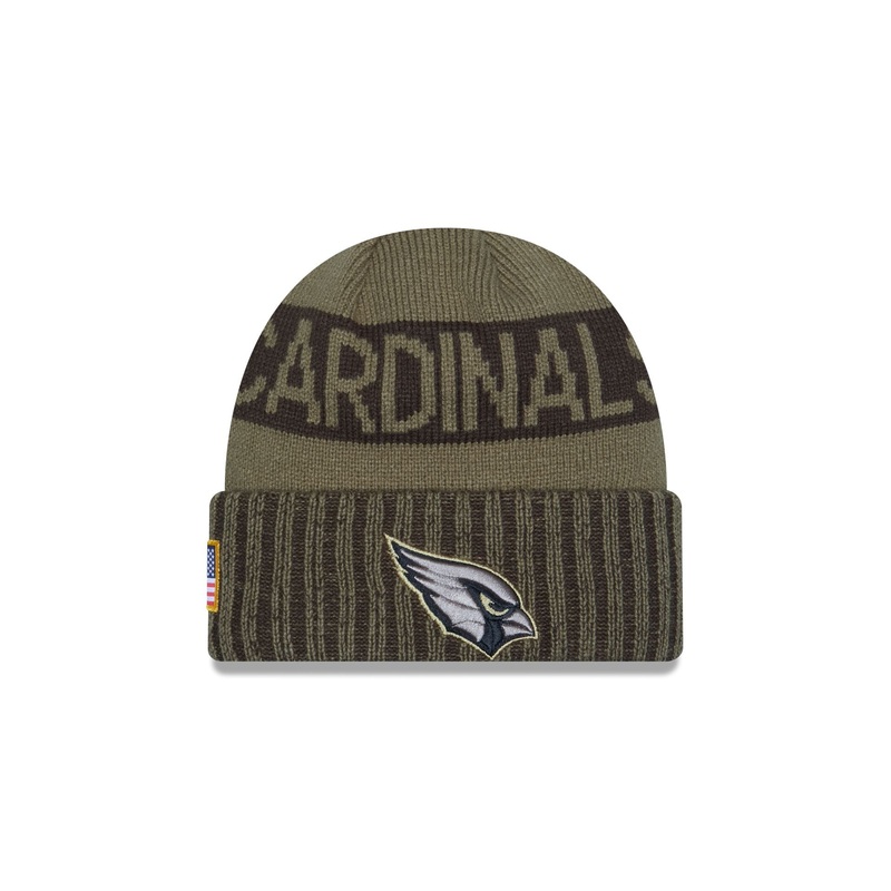 Arizona Cardinals 2025 Salute to Service Cuff Knit Hat