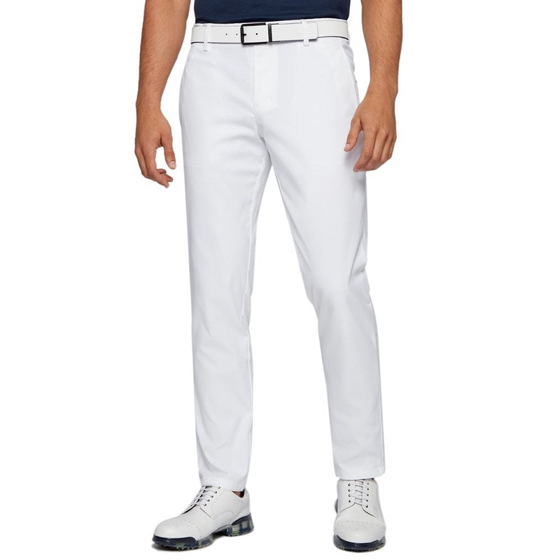 BOSS Spectre Twill Slim Fit Pants – White