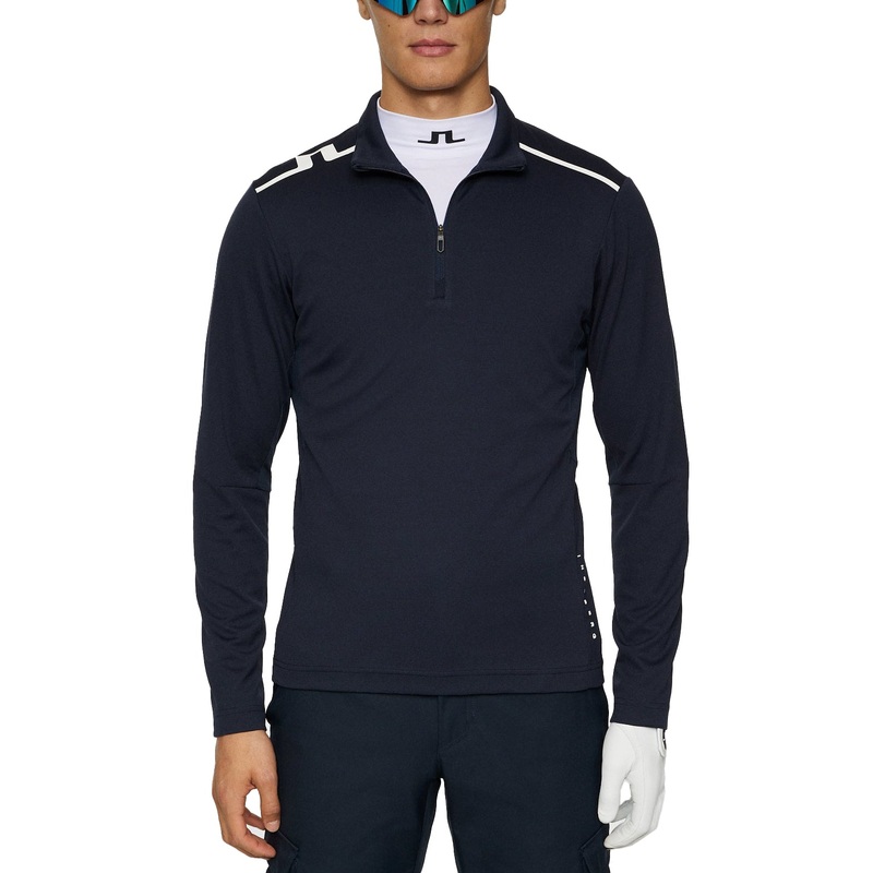 J.Lindeberg Leon Quarter Zip Mid-Layer – JL Navy