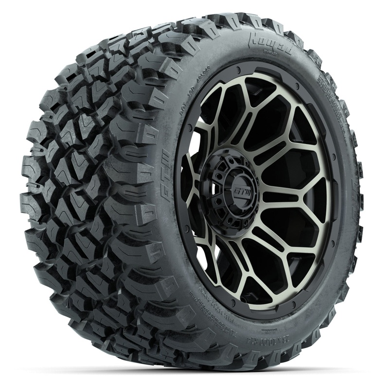 Set of (4) 14 in GTW Bravo Wheels with 23×10-14 GTW Nomad All-Terrain Tires PN# A19-472