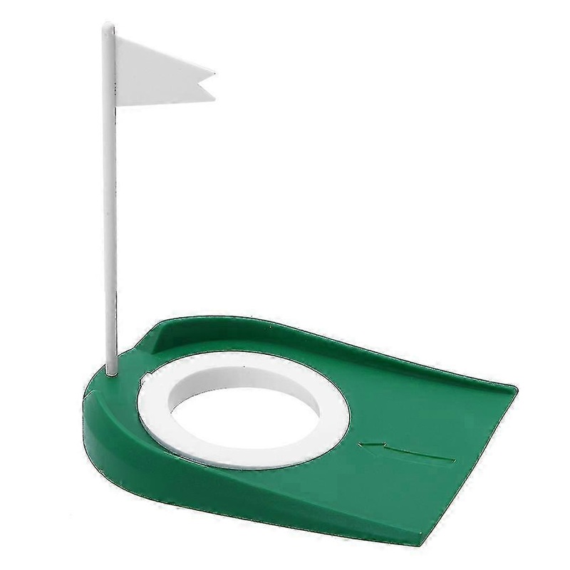 Adjustable Indoor Outdoor Golf Putting Cup Practice Aids with White Flag for Enhanced Training Experience