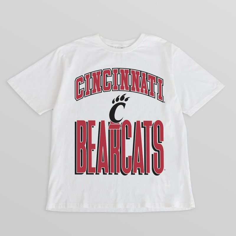 CINCINNATI BEARCATS FIERCE FOCUS WASHED RELAXED FIT TEE