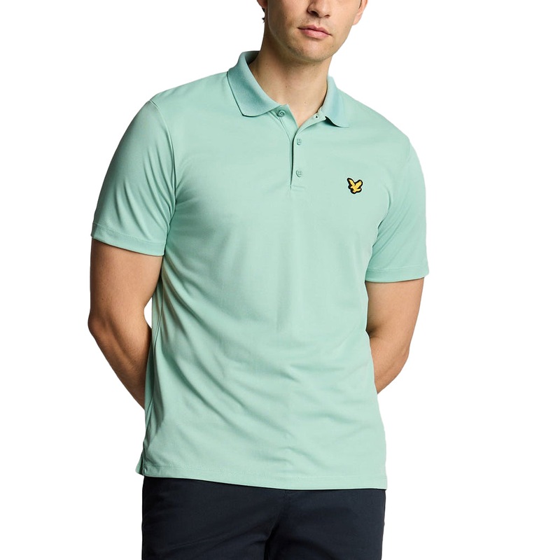 Lyle & Scott Golf Tech Polo Shirt – Mineral Turquoise