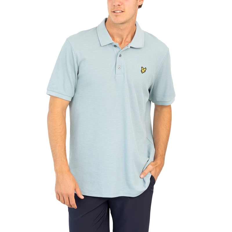 Lyle & Scott Milano Cotton Polo Shirt – Slate Blue