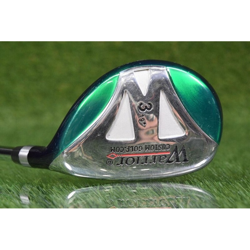 WARRIOR CUSTOM GOLF 19 3 HYBRID IRON W/ REGULAR FLEX STEEL SHAFT ~ MINTY!