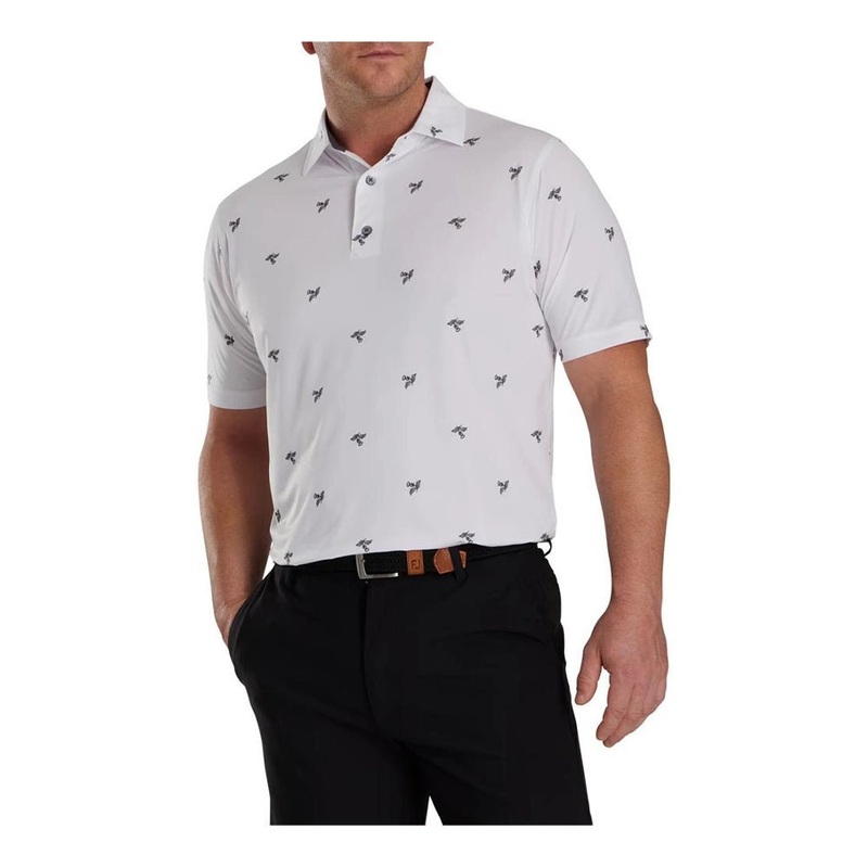 FootJoy Thistle Lisle Self Collar Golf Polo – Previous Season Style