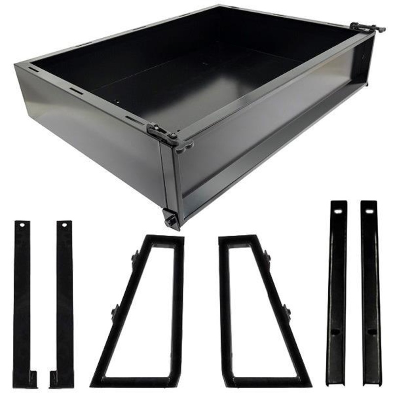 2017-Up Yamaha Drive2 – GTW Steel Black Cargo Box PN# 04-048