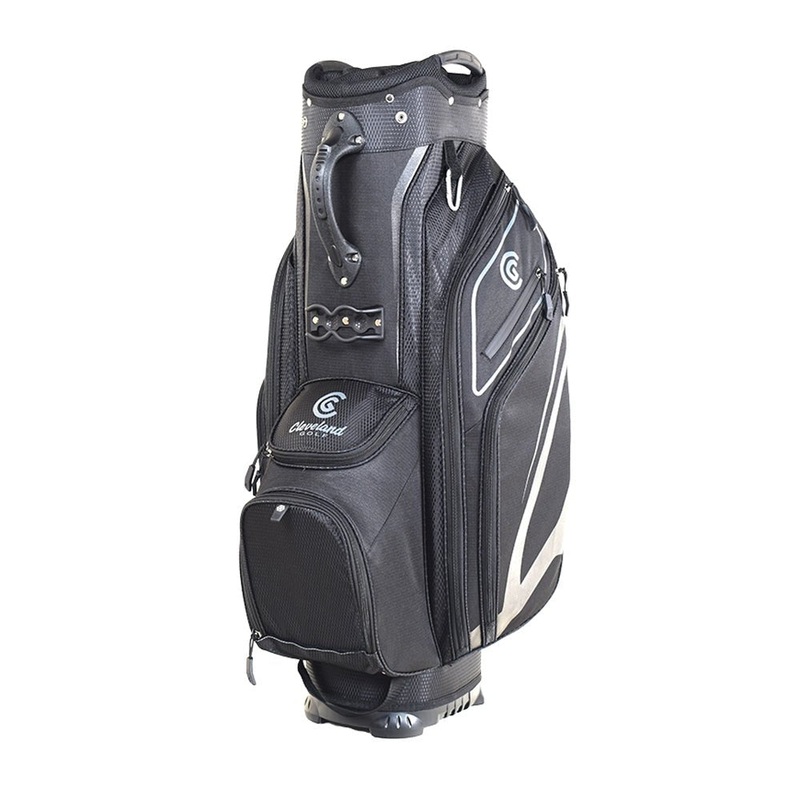 Cleveland LT Cart Bag|Black Black|Blue Grey|Blue Navy|Navy Black|Pink Black|Red Charcoal