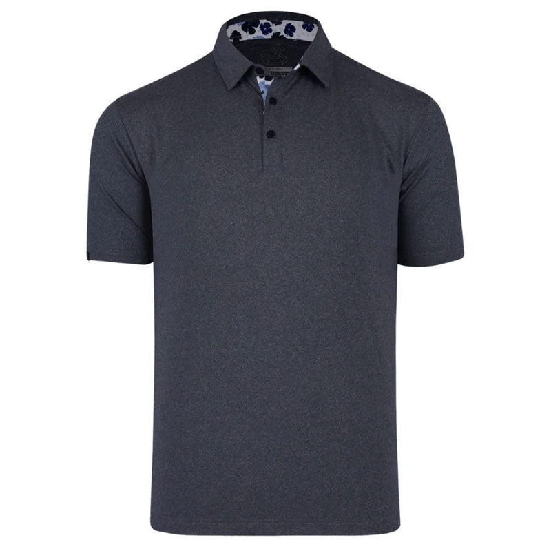 Swannies James Golf Polo|Navy Heather|Black Heather|Gray Heather|Sky Heather|Red Heather|Small|Medium|Large|X-Large|XX-Large|XXX-Large